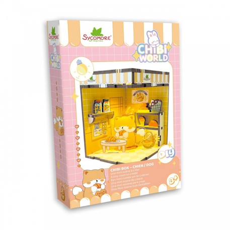 Mini scène à créer chibi box Bleu+Orange+Rose+Vert+Violet 3 - vertbaudet enfant 