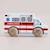 Camion ambulance lance no 43 Blanc 4 - vertbaudet enfant 