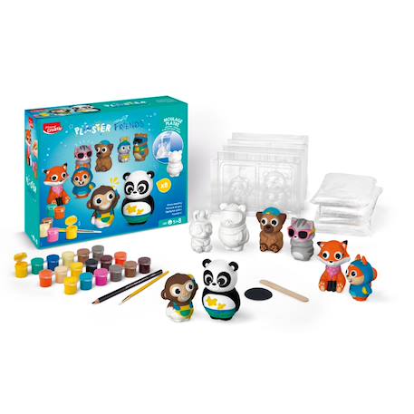 Coffret plâte moulage animaux Multi-coloured 4 - vertbaudet enfant 
