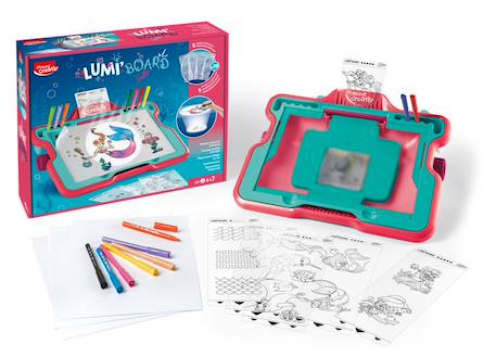 Machine à dessiner lumineuse sirènes Multi-coloured 3 - vertbaudet enfant 