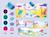 Kit de tampons encrés Multi-coloured 6 - vertbaudet enfant 