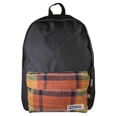 Sac à dos fille forme borne Tartan noir 2 - vertbaudet enfant 