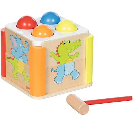 Jeu de maillet arc en ciel Beige 3 - vertbaudet enfant 
