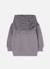 Sweat-shirt garçon molleton à capuche imprimée Gris 2 - vertbaudet enfant 