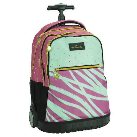 Cartable à roulettes fille diagonal Diagonal 1 - vertbaudet enfant 