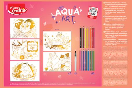 Peintures aquarelle animaux Multi-coloured 5 - vertbaudet enfant 