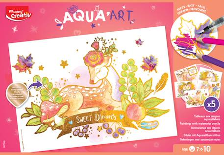 Peintures aquarelle animaux Multi-coloured 4 - vertbaudet enfant 