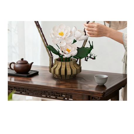 Art floral oriental hiver 990 pièces Blanc 6 - vertbaudet enfant 