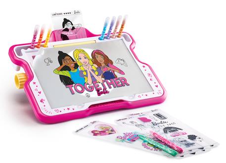 Machine à dessiner lumineuse barbie Multi-coloured 2 - vertbaudet enfant 