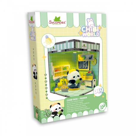 Mini scène à créer chibi box Bleu+Orange+Rose+Vert+Violet 7 - vertbaudet enfant 