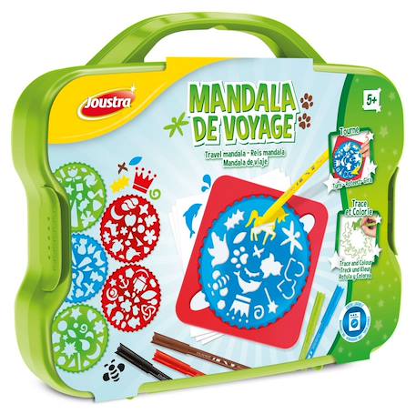 Mallette mandala de voyage Multi-coloured 1 - vertbaudet enfant 