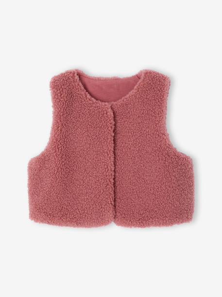 Coffret bébé robe + gilet + bandeau vanille+vieux rose 14 - vertbaudet enfant 