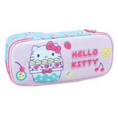 -Trousse rectangulaire fille hello kitty cupcake