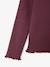 Sous-pull fille tricot prune+taupe 4 - vertbaudet enfant 