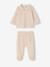 Lot de 2 pyjamas bébé fille ouverture dos beige chiné 1 - vertbaudet enfant 