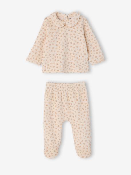 Bébé-Lot de 2 pyjamas bébé fille ouverture dos