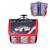 Cartable à roulettes 41 cm phileas – motif voiture – 2 compartiments Rouge et bleu 1 - vertbaudet enfant 