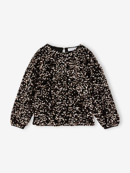 Sweat enfant fille chocolat 3 - vertbaudet enfant 