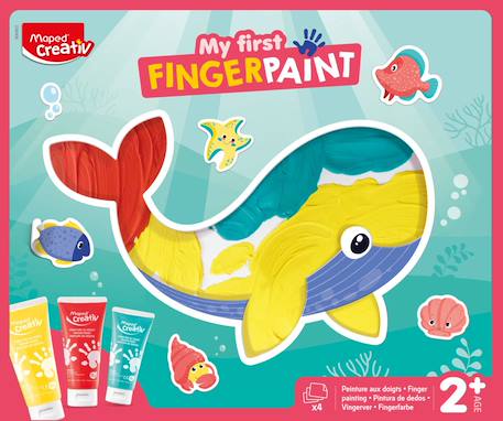 Kit de peinture au doigt Multi-coloured 4 - vertbaudet enfant 