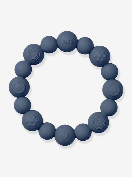 Anneau de dentition perles bleu ciel+bleu pétrole+blush+vert sauge 4 - vertbaudet enfant 