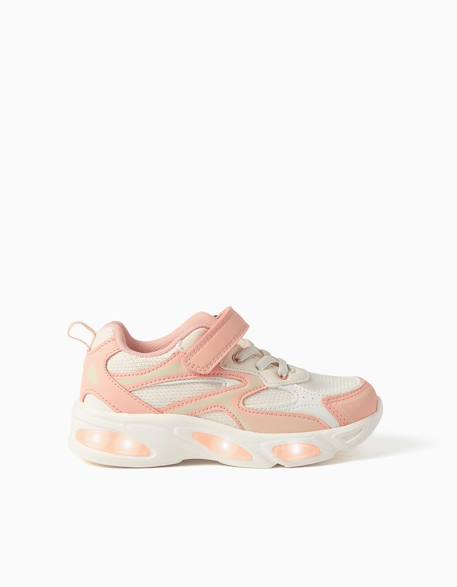 Baskets lumineuses avec semelle antidérapante Rose 1 - vertbaudet enfant 
