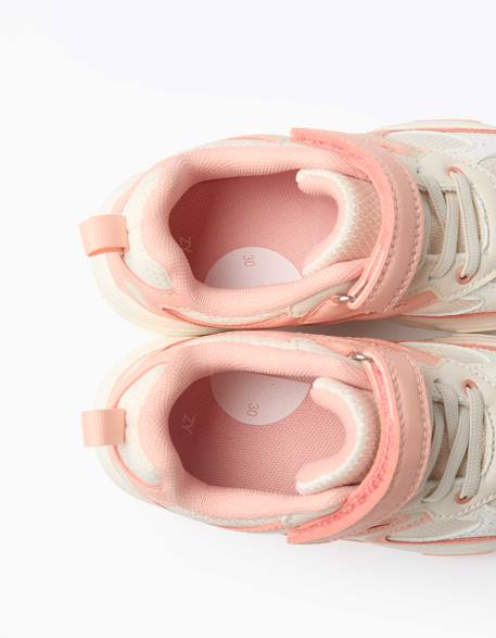 Baskets lumineuses avec semelle antidérapante Rose 4 - vertbaudet enfant 