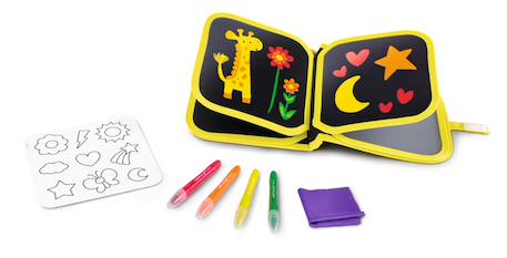Kit de dessin et ardoise pour voyage Multi-coloured 3 - vertbaudet enfant 