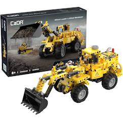 Jouet-Jeux d'imagination-Jeux de construction-Camion chargeur 2 en 1 693 pièces
