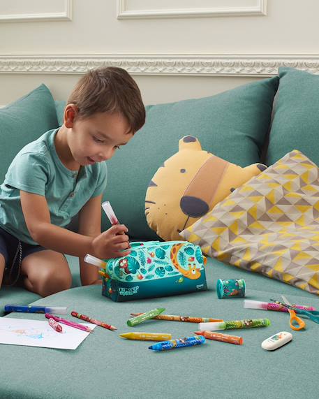 Craies de coloriage maxi jungle fever Multi-coloured 3 - vertbaudet enfant 