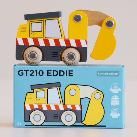 Tractopelle eddie no 37 Jaune 2 - vertbaudet enfant 