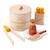 Ensemble de dim sum en bois Beige 4 - vertbaudet enfant 