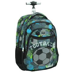 -Cartable à roulettes garçon back me up football club