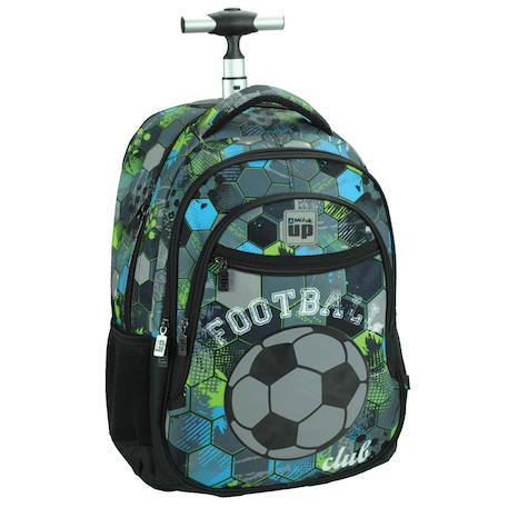 Garçon-Cartable à roulettes garçon back me up football club
