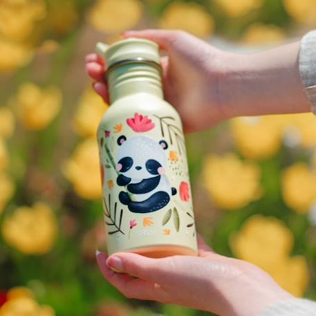 Bouteille en inox 500 ml Bleu+Jaune+Rose 6 - vertbaudet enfant 