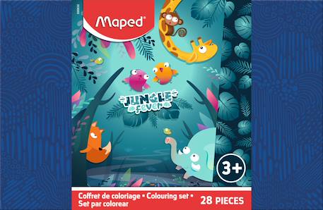 Coffret de coloriage jungle fever Multi-coloured 4 - vertbaudet enfant 