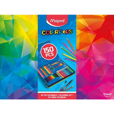 Coffret de coloriage pour enfant Multi-coloured 4 - vertbaudet enfant 