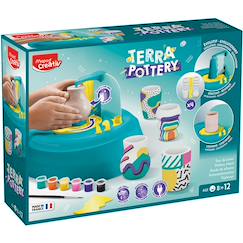 Jouet-Activités artistiques et musicales-Loisirs créatifs-Coffret de poterie Terra creativ