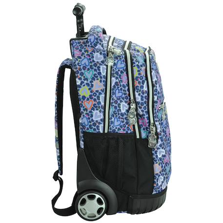 Cartable à roulettes fille zoo coeur Zoo coeur 2 - vertbaudet enfant 