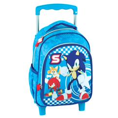 -Cartable à roulettes garçon sonic classic