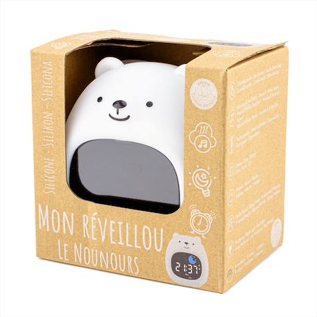 Veilleuse réveil réveillou le nounours Blanc 6 - vertbaudet enfant 