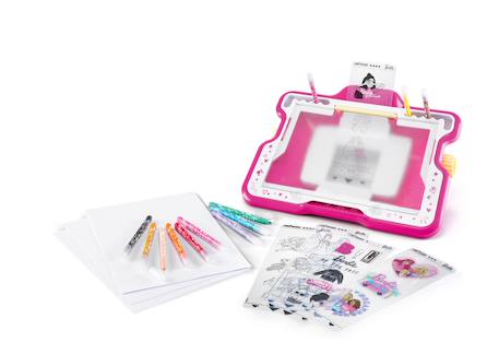 Machine à dessiner lumineuse barbie Multi-coloured 5 - vertbaudet enfant 