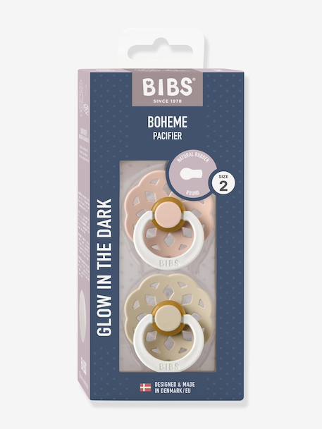 Lot 2 sucettes Boheme nuit blush 1 - vertbaudet enfant 