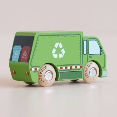 Camion de recyclage rudy no 36 Vert 5 - vertbaudet enfant 