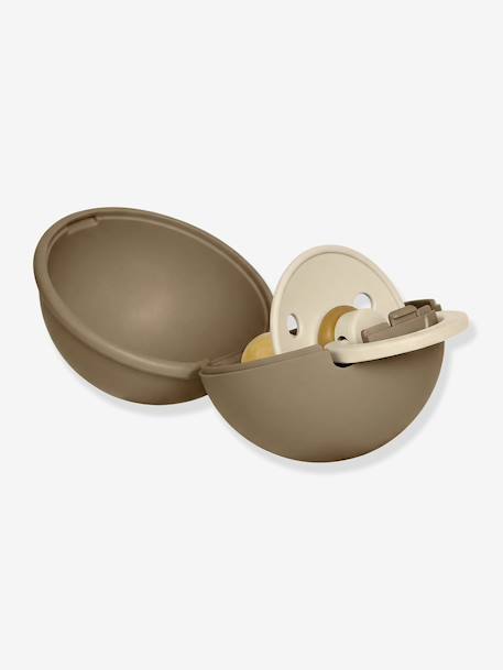 Sucette avec mini boîte beige+écru 3 - vertbaudet enfant 