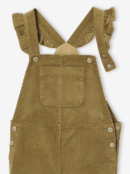 Salopette fille olive 3 - vertbaudet enfant 