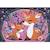 5 maxi mosaïques animaux mignons Rose 4 - vertbaudet enfant 