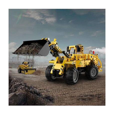 Camion chargeur 2 en 1 693 pièces Jaune 6 - vertbaudet enfant 
