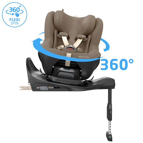 Maxi-cosi pearl slide pro coulissant et pivotant Authentic black+Authentic graphite+Authentic truffle 14 - vertbaudet enfant 