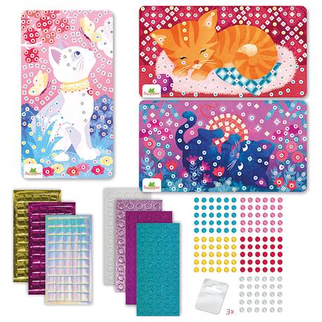 Mini mosaïques chats Rose 2 - vertbaudet enfant 