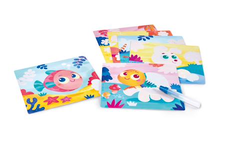 Cartes de coloriage à eau Multi-coloured 3 - vertbaudet enfant 